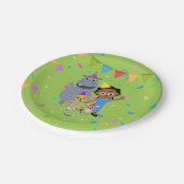 Akili en vrienden Papieren Borden Papieren Bordje (Gekanteld)