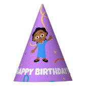 Akili Verjaardagsfeestje Pet Feesthoedjes (Voorkant)