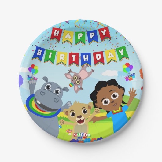 Akili & Vrienden Papier Bord 2 (Voorkant)