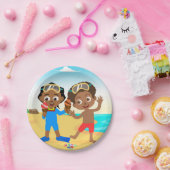 Akili Zomerfeest Papier Borden 1 Papieren Bordje (Feest)