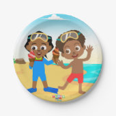 Akili Zomerfeest Papier Borden 1 Papieren Bordje (Voorkant)