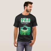 Akira Green Japanse Cyberpunk City Explosion Clas T-shirt (Voorkant volledig)