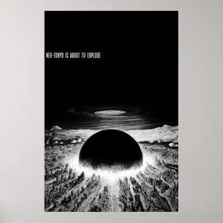 Akira Neotokyo staat op het punt te ontploffen Poster