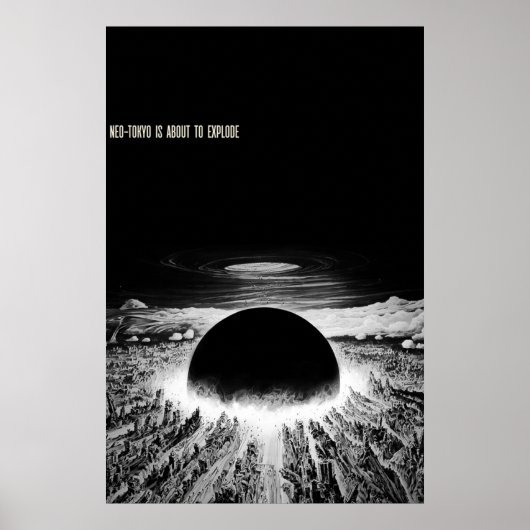 Akira Neotokyo staat op het punt te ontploffen Poster (Voorkant)