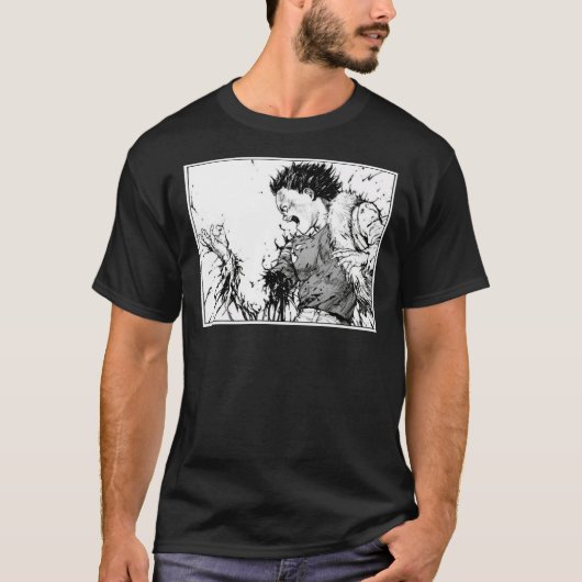 Akira Tetsuo Losing Arm Essential T-Shirt (Voorkant)
