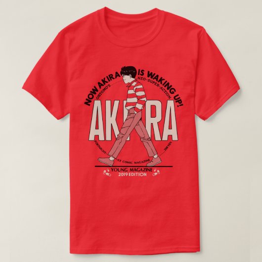 AKIRA WORDT WAKKER T-SHIRT (Design voorkant)