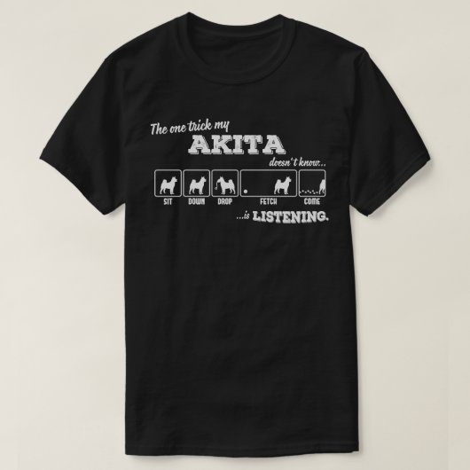 Akita 3 t-shirt (Design voorkant)