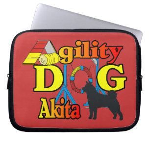 akita_agility laptop sleeve