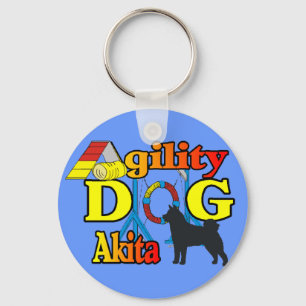 Akita Agility Sleutelhanger