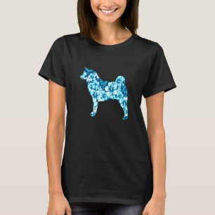 Akita Aloha Hawaiian Dog T-shirt