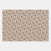 Akita Amerikaans Japans Inu Sable Schilderen Hond  Inpakpapier Vel (Voorkant 2)