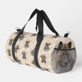 Akita Amerikaans Japans Inu Sable Schilderen Hond  Plunjezak (Rechterhoek)