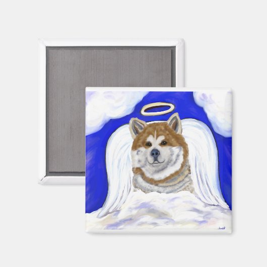 Akita Angel Magneet (Voorkant / Achterkant)