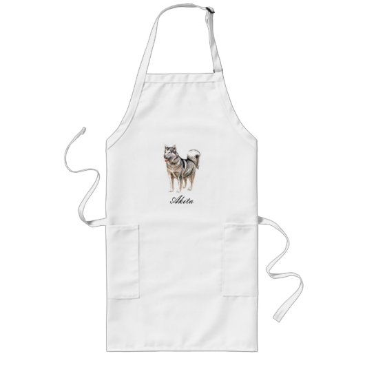 Akita Apron Lang Schort (Voorkant)