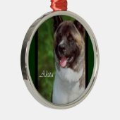 Akita Art Metalen Ornament (Rechts)