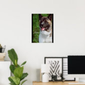 Akita Art Print Gifts (Thuiskantoor)