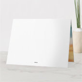 Akita Beach Surfing Schilderen Kaart (Achterkant)