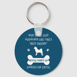 Akita beste vriend sleutelhanger