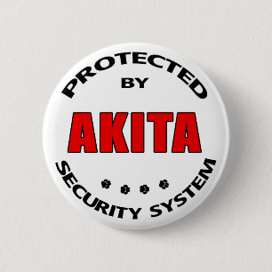 Akita Beveiligingssysteem Ronde Button 5,7 Cm
