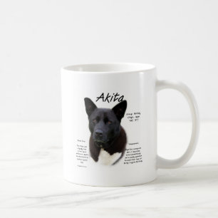 Akita (blk) Geschiedenisontwerp Koffiemok
