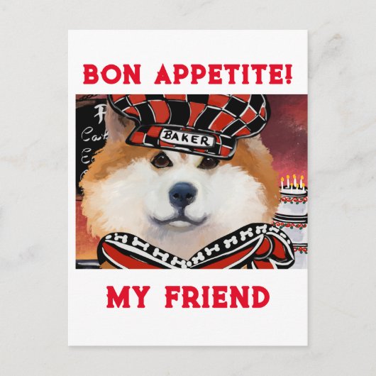 AKITA BRIEFKAART (Voorkant)