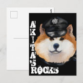AKITA BRIEFKAART (Voorkant / Achterkant)