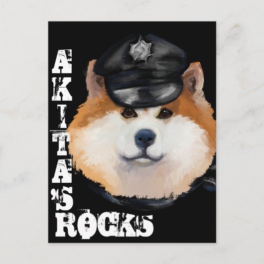 AKITA BRIEFKAART (Voorkant)
