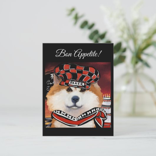 AKITA      BRIEFKAART (Staand voorkant)