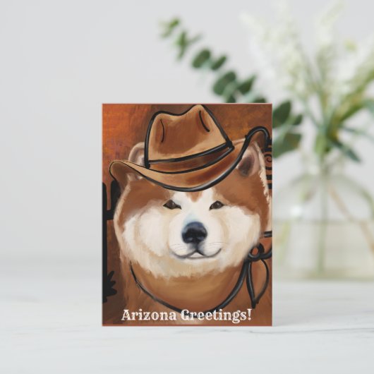 AKITA BRIEFKAART (Staand voorkant)