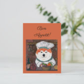 Akita     briefkaart (Staand voorkant)