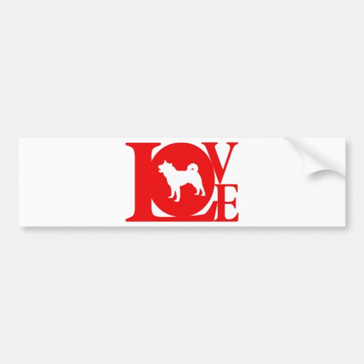 Akita Bumpersticker (Voorkant)