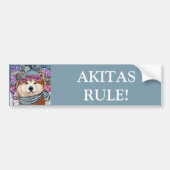 AKITA BUMPERSTICKER (Voorkant)