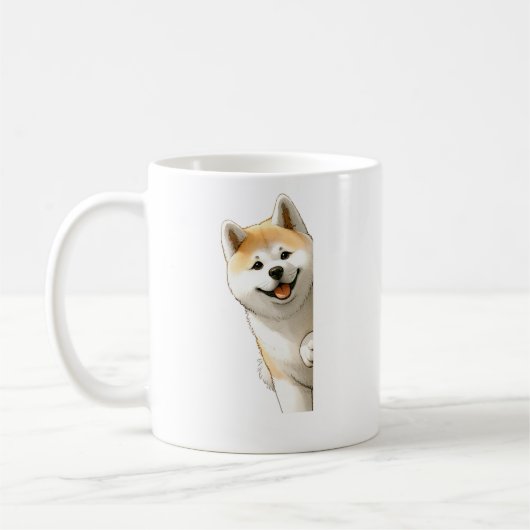 Akita Canine Koffiemok (Links)