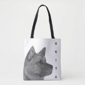 Akita Canvas tas (Voorkant)