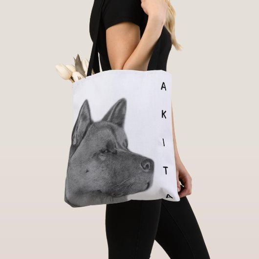 Akita Canvas tas (Dichtbij)