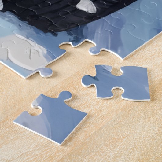 Akita Christmas Red Truck Holiday Legpuzzel (Zijkant)