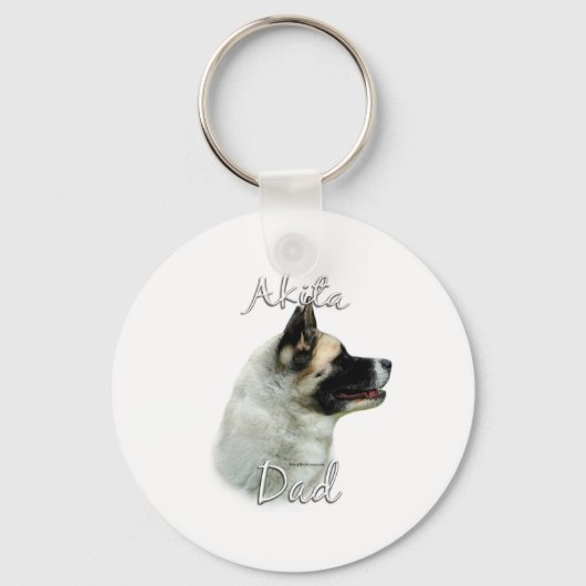 Akita Dad 2 Sleutelhanger (Voorkant)
