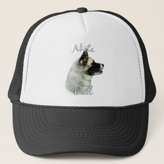 Akita Dad 2 Trucker Pet (Voorkant)