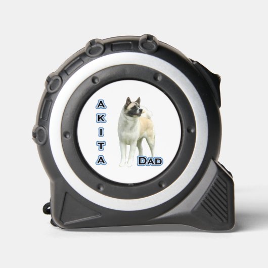 Akita Dad 4 - Sticker Rolmaat (Voorkant)