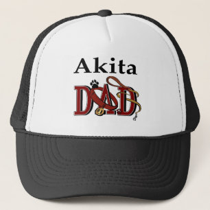 Akita Dad Apparel Gifts Trucker Pet