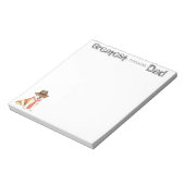 Akita Dad Notitieblok (Linkerzijde)