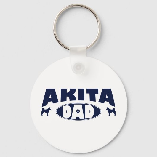 Akita Dad Sleutelhanger (Voorkant)