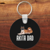 Akita Dad Sleutelhanger (Voorkant)