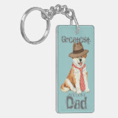 Akita Dad Sleutelhanger (Voorkant Links)