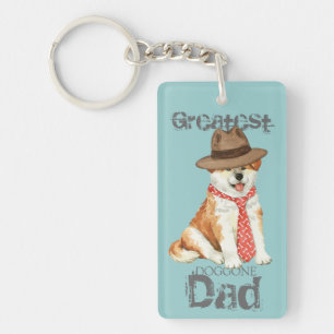 Akita Dad Sleutelhanger