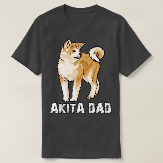 Akita Dad T-shirt (Design voorkant)