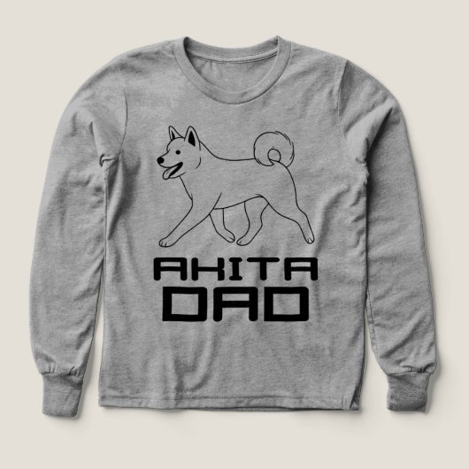 Akita Dad T-Shirt (Voorkant)