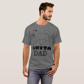 Akita Dad T-Shirt (Voorkant volledig)