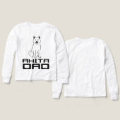 Akita Dad T-Shirt (Voorkant /achterkant)