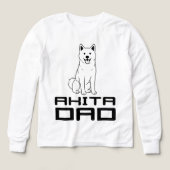  Akita Dad T-Shirt (Voorkant)